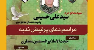 4919ba7617bfef37aefdb0fdc52ce99f6536 310x165 - مراسم یادبود شهید مدافع حرم سید علی حسینی